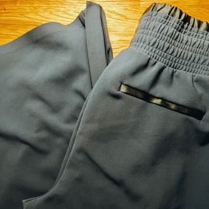 Athleta Navy Metropolis Wide Leg Pant